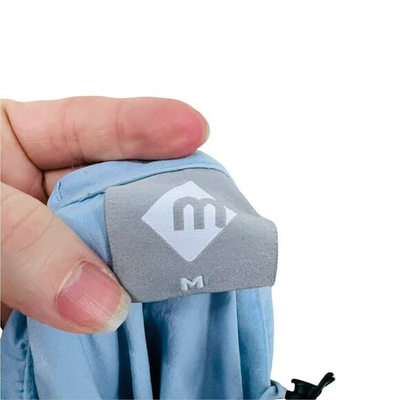 Moxie Cycling Co Two Tone Blue Pull Over 1/4 Zip Hoodie Womens Medium - Picture 7 of 9